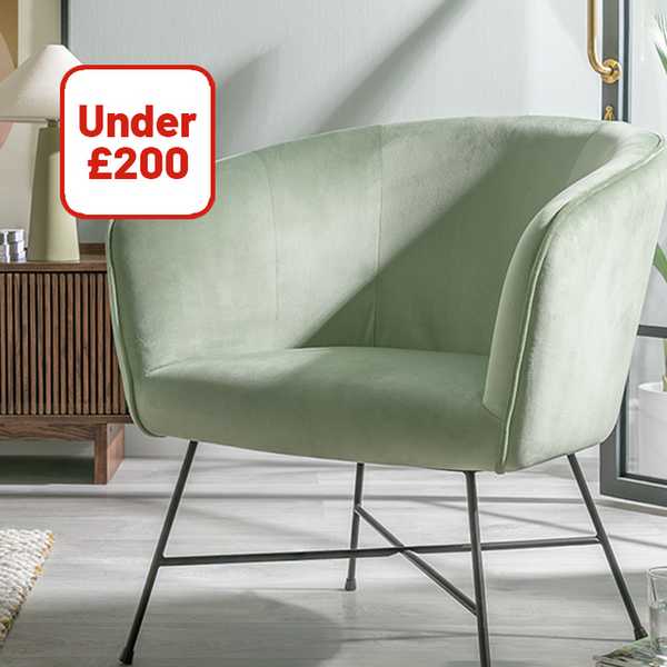Accent chairs under £200.